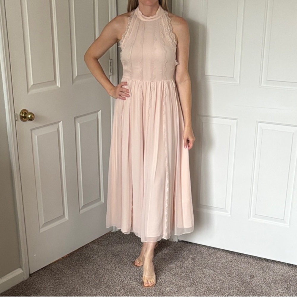 Kate Spade Blush Pink Midi Dress